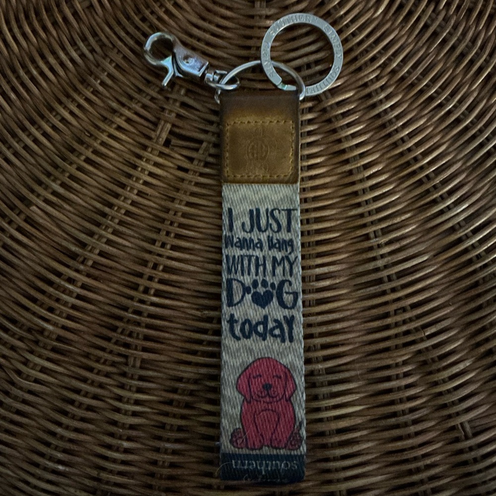 Simply Southern Dog Keychain